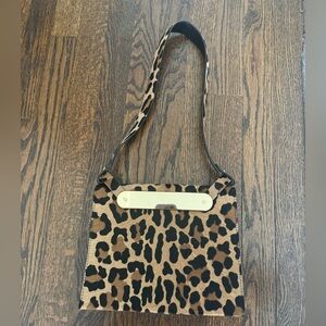 Edie Parker Candy Leopard bag